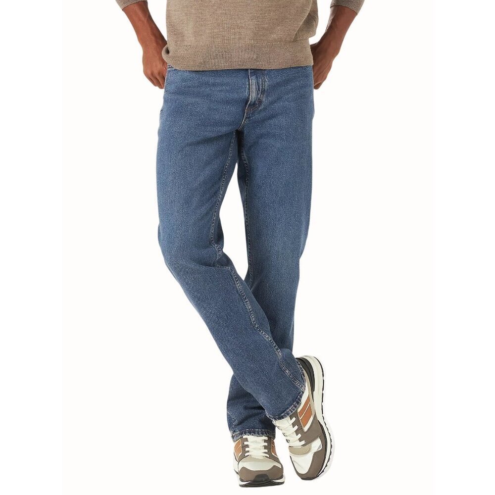 Lee Mens Legendary Relaxed Fit & Leg Frosted Knight Blue Denim Jeans New 36 X 29